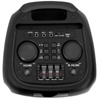 Karaoke-Lautsprecherbox VENUS600, 600W, Beleuchtung, Bluetooth, inkl. Mikrofon