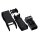 Stecker mit Zugentlastungsgeh&auml;use WAGO, 3-polig, schwarz, 1,5mm&sup2;