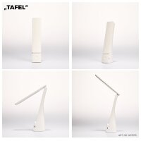 LED-Schreibtischleuchte EINLICHT Tafel 5W, dimmbar, USB-C, Akku, schwenkbar