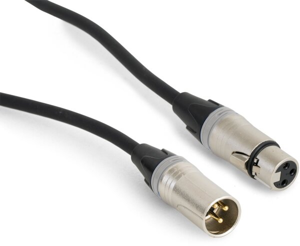 Hochwertiges Audiokabel BST SOUND-XLRM-XLRF-20 20m, XLR Stecker u. Buchse