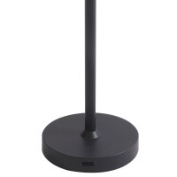 LED-Tischleuchte ROLF KERN &bdquo;Club Nano&ldquo; 21cm, schwarz, Akku, dimmbar