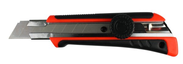 Abbrechmesser, 18mm Klinge, Gummigriff
