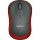 Maus Logitech M185, 1000dpi, rot-schwarz, kabellos