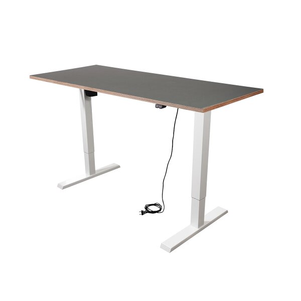 Schreibtisch Imstande, smart-w + Tischplatte Iron 180x80cm