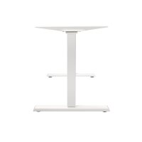 Schreibtisch Imstande, business-w + Tischplatte Sperrholz Platinwei&szlig; 140x80cm