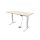 Schreibtisch Imstande, business-w + Tischplatte Sperrholz Platinwei&szlig; 140x80cm