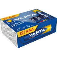Micro-Batterie VARTA Longlife Power, 1,5V, Typ AAA/LR03,...