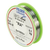 L&ouml;tzinn auf Rolle FELDER ISO-Core RA, 0,5mm, 100g,...