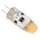 LED-Stiftsockellampe McShine Silicia COB, G4, 1W, 110 lm, neutralwei&szlig;