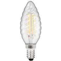 LED Filament Kerzenlampe gedreht McShine Filed, E14, 4W,...