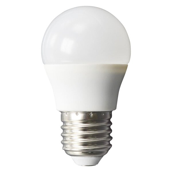 LED Tropfenlampe McShine, E27, 6W, 480lm, 160&deg;, 3000K, warmwei&szlig;, &Oslash;45x78mm