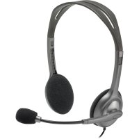 Headset Logitech H110, Audio, Stereo, schwarz, kabelgebunden