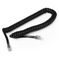 Telefonh&ouml;rer-Spiralkabel McPower, RJ10-Stecker...