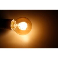 LED Filament Tropfenlampe McShine Retro E14, 2W, 150lm, warmwei&szlig;,goldenes Glas
