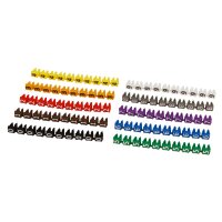 Kabelmarker-Clips McPower, bedruckt mit Ziffern 0-9,...