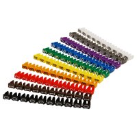 Kabelmarker-Clips McPower, bedruckt mit Ziffern 0-9,...