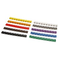 Kabelmarker-Clips McPower, bedruckt mit Ziffern 0-9,...