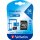 Micro SDHC Card Verbatim, 32GB Speicherkapazit&auml;t, inkl. Adapter, Class 10