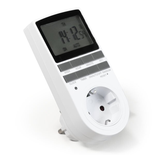 Digitale Zeitschaltuhr McPower WZ-10 10 Programme, 24Std Timer, 3680W