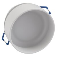 Einbaurahmen McShine DL-21 rund, mit Frontglas, wei&szlig;