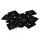 Kabelsockel McPower f&uuml;r Kabelbinder 40x40mm, schwarz, selbstklebend, 10er-Pack