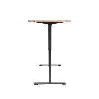Schreibtisch imstande, Gestell business-b + Platte 140x80cm HPL Platinwei&szlig;