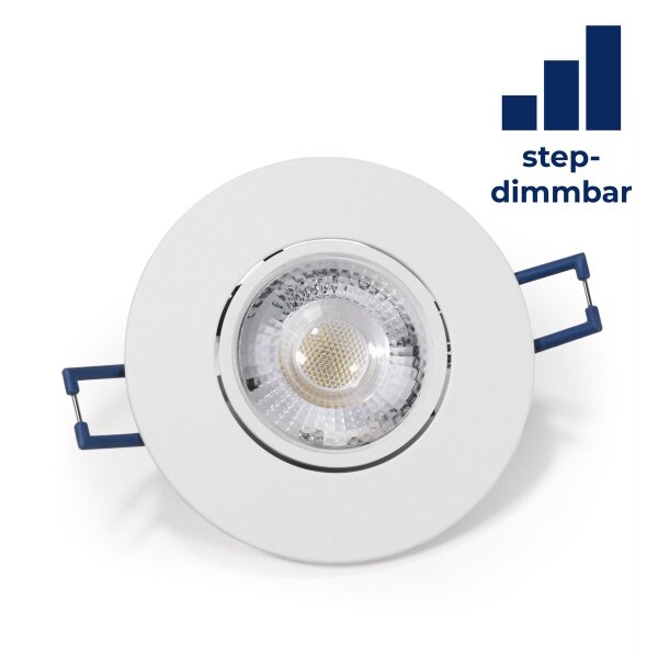 LED-Einbauleuchte McShine EL-313D 4,5W, 450Lumen, 3000K, step-dimmbar