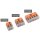 Klemmen-Set WAGO 61-teilig, 27x 221-412, 20x 221-413, 14x 221-415