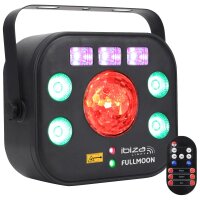 5-in-1 DMX-Lichteffekt IBIZA FULLMOON mit Wash, UV, RG...