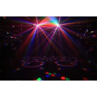 5-in-1 DMX-Lichteffekt IBIZA FULLMOON mit Wash, UV, RG Laser, Strobe & Astro