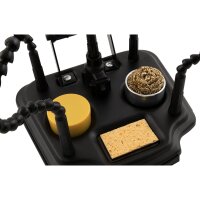 Dritte Hand mit LED-Lupe McPower 11M, 4W, mit USB-Anschluss