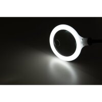 Dritte Hand mit LED-Lupe McPower 11M, 4W, mit USB-Anschluss