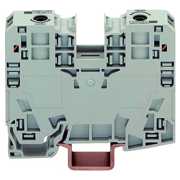 2-Leiter-Durchgangsklemme WAGO, 35mm&sup2;, f&uuml;r TS 35x15, 600V, 125A, grau
