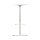 Schreibtisch imstande, 140x80cm HPL-Tischplatte, Platinwei&szlig;, Sperrholz