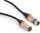 Hochwertiges Audiokabel BST SOUND-XLRM-XLRF-3 3m, XLR Stecker u. Buchse