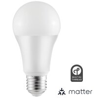 LED-Gl&uuml;hbirne ITIUS, E27, 10W, 900lm, RGB + CCT,...