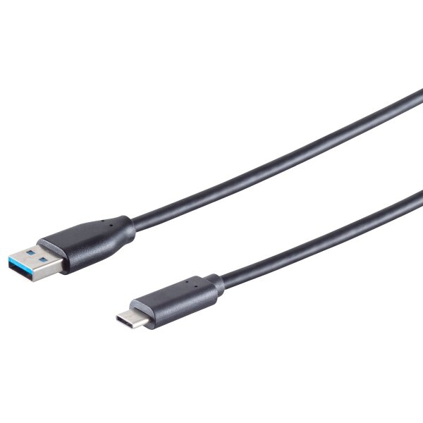 USB Kabel, 3.1 C-Stecker - 3.0 A-Stecker, 1,8m