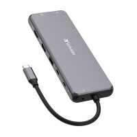 USB-C Pro 8-Port Multiport-Hub CMH-13, Verbatim, USB...