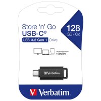 USB-C 3.2 Stick Verbatim, 128GB Speicher, Store n Go, Typ...