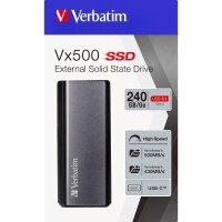 SSD 240GB Verbatim, USB 3.1, Typ A-C, Mini, Vx500, (R)...