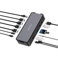 Docking-Station Verbatim CDS-15, 4x USB 2.0/3.2-A, 2x USB...