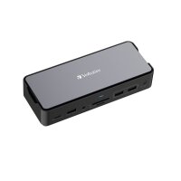 Docking-Station USB-C Pro CDS-15S Verbatim, 15-Port, DP,...