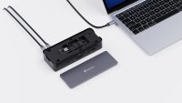 Docking-Station USB-C Pro CDS-15S Verbatim, 15-Port, DP, RJ45, Audio, SD