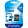 Micro SDHC Card Verbatim, 256GB Speicherkapazit&auml;t, inkl. Adapter, Class 10