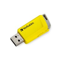 USB 3.2 Stick Verbatim Store n Click, 16GB, rot-blau-gelb, Typ-A, 3er-Pack