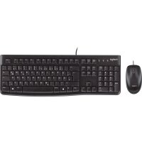 Tastatur/Maus-Set Logitech MK120, USB, 1000dpi, schwarz,...