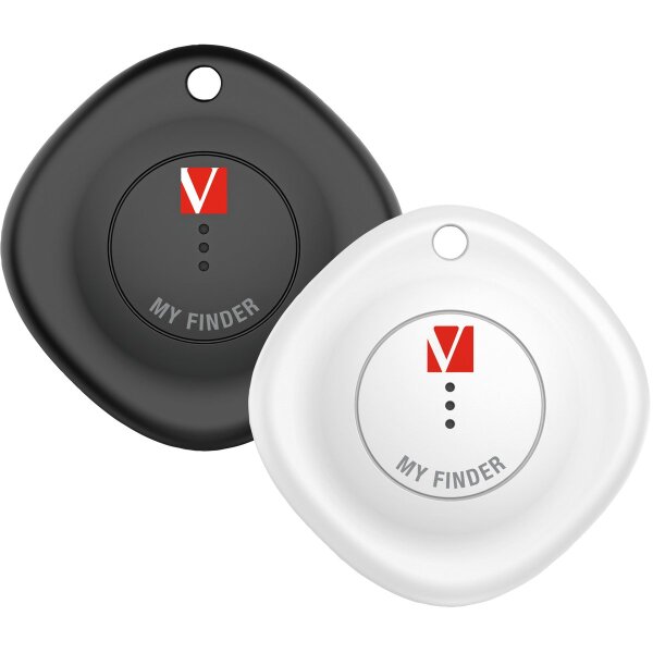 Bluetooth-Tracker Verbatim My Finder f&uuml;r Apple Wo ist?, Keyring, 2er-Pack