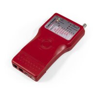 Kabeltester McPower KT-53 5in1 mit Remote Einheit, RJ11,...