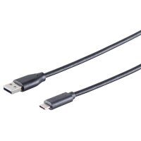USB Kabel, 3.1 C-Stecker - 2.0 A-Stecker, 1,8m
