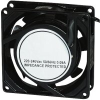 L&uuml;fter McPower, 80x80 mm, 230 V, Aluminium, 80 mA,...